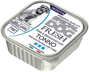 Hrana umeda pentru caini Special Dog FRESH Pate and Chunkies with tuna 150gr