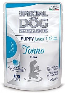 Hrana umeda pentru caini Special Dog EXCELLENCE POUCH PUPPY&JUNIOR TUNA 100gr