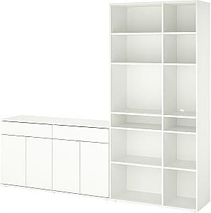 Стеллаж IKEA Vihals 235x37x200 Белый