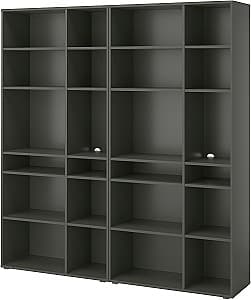 Стеллаж IKEA Vihals 190x37x200 Темно Серый