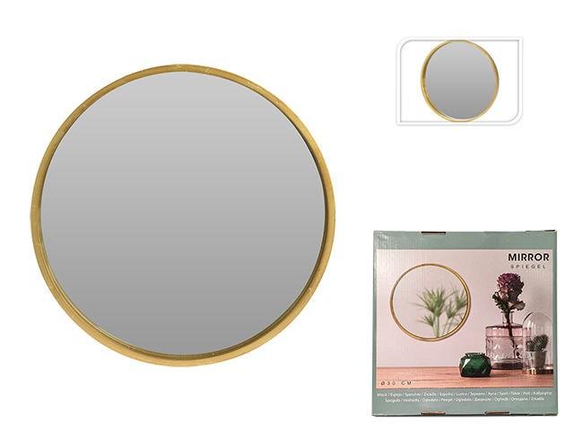 Зеркало NVT 48301, с золотой рамкой