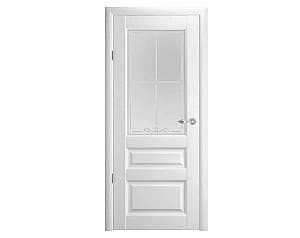 Ușă de interior Albero Ermitaj-2 Vinil White 800 mm (cu sticla )