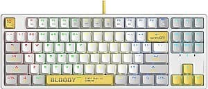 Игровая клавиатура Bloody S87 Energy White