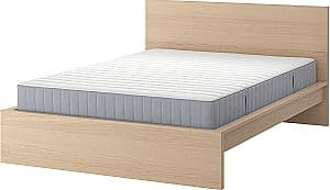 Кровать IKEA Malm/Vesteroy 140x200 Беленый Дубовый Шпон/Экстра Жесткий