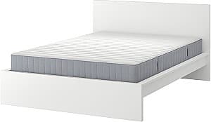 Кровать IKEA Malm/Valevag 140x200 Белый/Жесткий