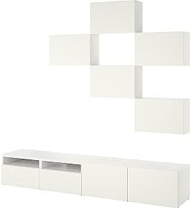 Living IKEA Besta/Lappviken 240x42x230 Alb