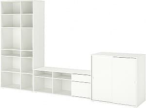 Тумба под телевизор IKEA Brimnes/Lindbaden 180x200 Белый