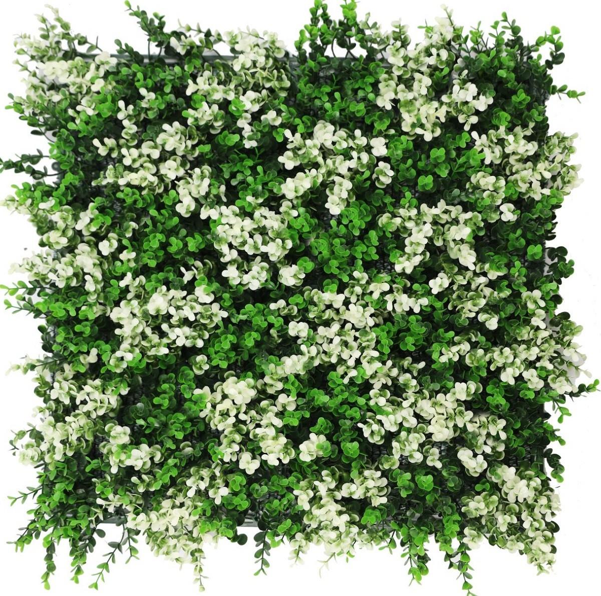 Plasa decorativa gard Greentech 17863 White Boxwood 50cmx50cm