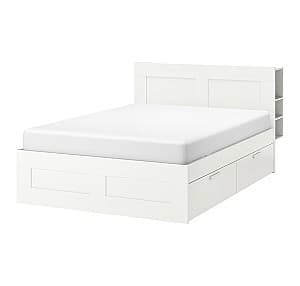 Pat IKEA Brimnes White/Luroy 160x200