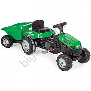 Kart cu pedale Pilsan Tractor cu remorca Active Green 07316