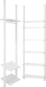 Стеллаж IKEA Elvarli 92/92x222/350 Белый