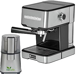 Espressor Studio Casa Delicia Espresso Mio Sc 2001+Del Caffe Grind Master Black/Inox