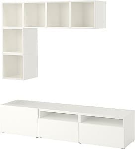 Стенка IKEA Besta/Eket 180x40x170 Белый