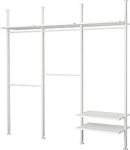 Стеллаж IKEA Elvarli 258x51x222/350 Белый