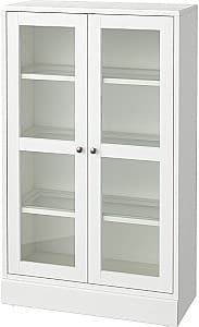 Dulap cu vitrina IKEA Havsta 81x37x134 Alb