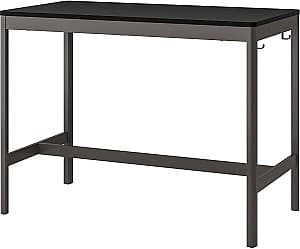 Masa de bar IKEA Idasen 140x70x105 Negru/Gri Inchis