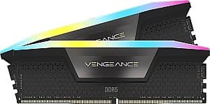 Оперативная память Corsair Vengeance RGB Black 32GB(2x16GB) DDR5-6400MHz (CMH32GX5M2B6400C36)