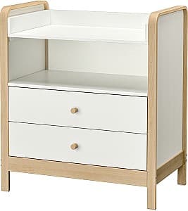 Masa de infasat IKEA Alskvard 94x77x106 Mesteacan/Alb