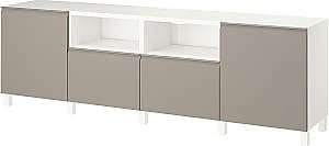 Tumba pentru televizor IKEA Besta/Hammarsmed/Stubbarp 240x42x74 Alb/Bej