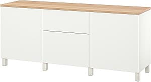 Комод IKEA Besta/Lappviken/Stubbarp плавное закрытие 180x42x74 Белый