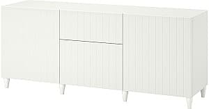 Comoda IKEA Besta/Selsviken/Kabbarp inchidere lina 180x42x74 Alb