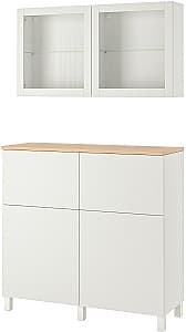 Шкаф витрина IKEA Besta/Lappviken/Sindvik/Stubbarp 120x42x240 Белый