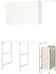 Dulap baie IKEA Enhet 1390x635 Alb