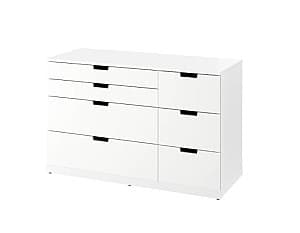 Комод IKEA Nordli 7 ящиков 120x76 Белый