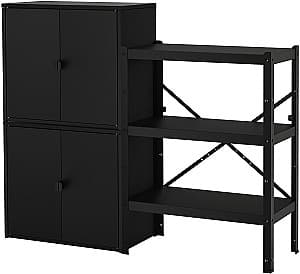 Стеллаж IKEA Bror 161x40x133 Черный