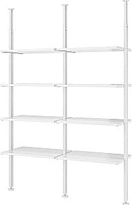 Etajera IKEA Elvarli 175x51x222/350 Alb