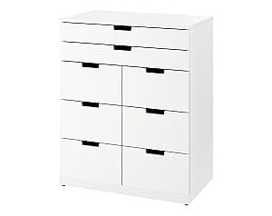 Comoda IKEA Nordli 8 sertare 80x99 Alb