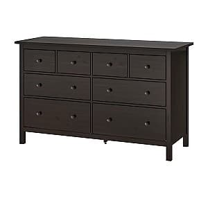 Комод IKEA Hemnes 8 ящиков 160x96 Черно-коричневый