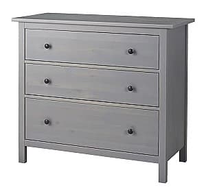 Comoda IKEA Hemnes 3 sertare 108x96 Gri