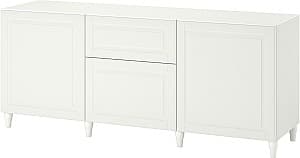 Комод IKEA Besta/Smeviken/Kabbarp нажимные направляющие 180x42x74 Белый