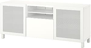 Тумба под телевизор IKEA Besta/Mortviken/Lappviken/Stubbarp нажимные направляющие 180x42x74 Белый