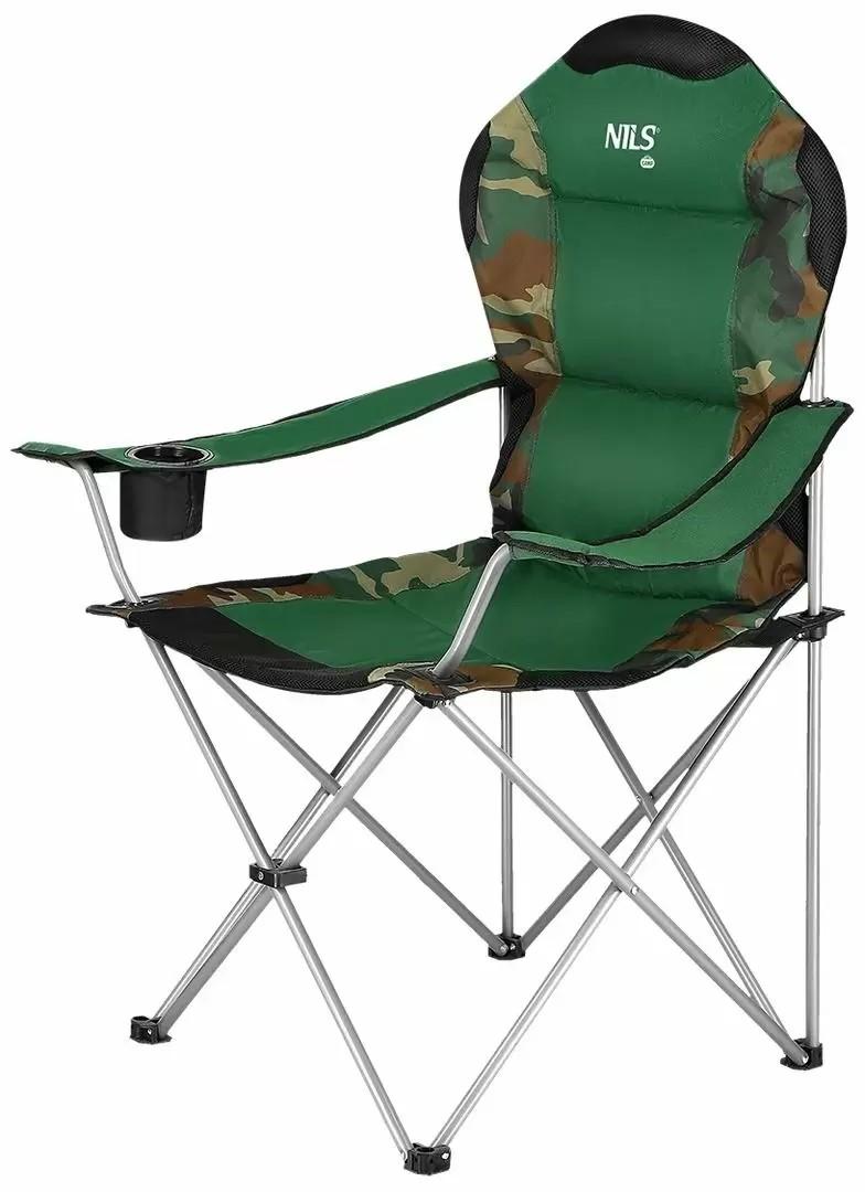 Складной стул Nils Camp NC3080 Green/Camouflage