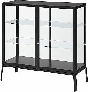 Dulap cu vitrina IKEA Milsbo 101x100 Antracit