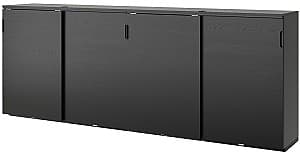 Comoda IKEA Galant usi glisante 320x120 Furnir Frasin Vopsit Negru