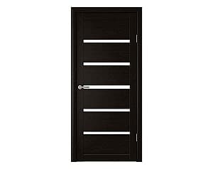 Ușă de interior Albero Vena Matte Glass Black Oak 700 mm