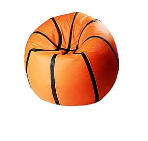 Fotoliu puf Relax Basketball Big Orange