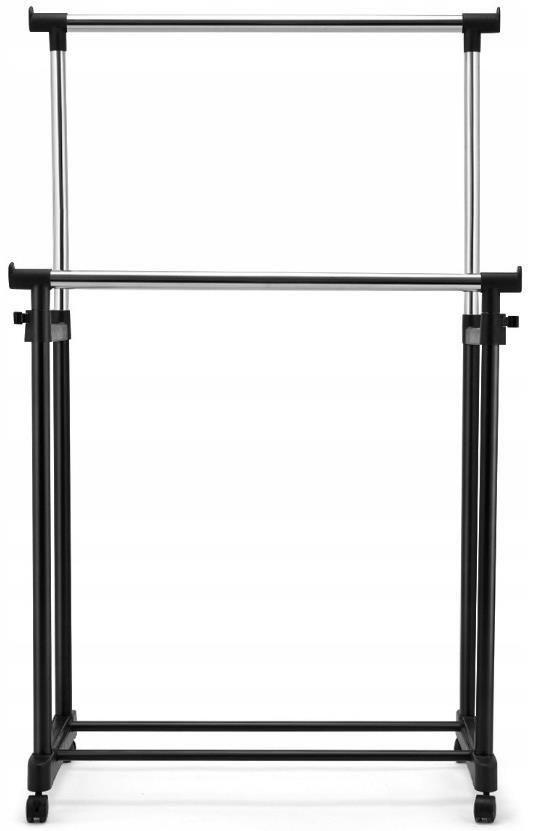 Вешалка Costway HW53832 Черный/Серебристый