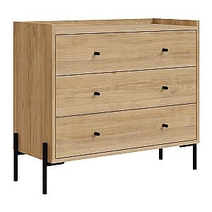 Комод DECO Malta 3Я Saphire Oak(Дуб Светлый)