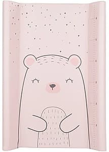 Пеленальный матрасик Kikka Boo Bear with me Pink, 80x50