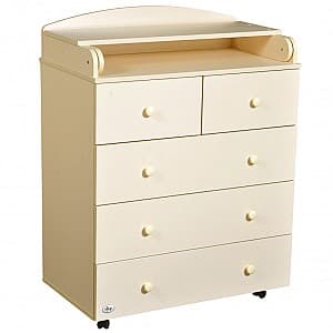 Comoda copii Oliver Mario Plus (1053) Ivory