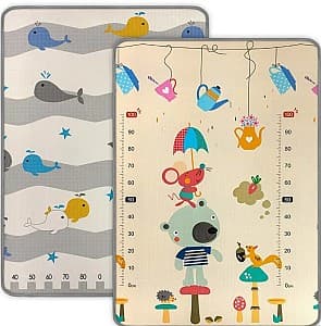 Covoras de joaca Milly Mally Kinder Bear and Whales Multicolor