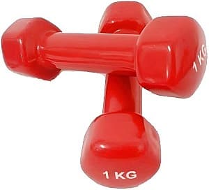 Гантель Dayu Fitness DY-PV-02 2x1 kg Red