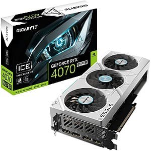 Placa video Gigabyte GeForce RTX 4070 SUPER EAGLE OC ICE 12G