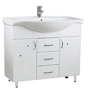 Dulap sub lavoar S-M Cristal White 100 cm