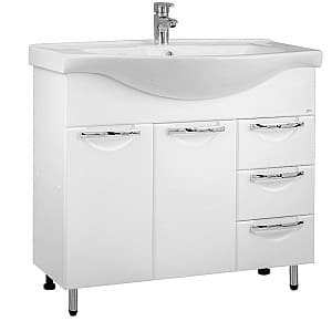 Dulap sub lavoar S-M Delfin cu 3 ser. 100 cm