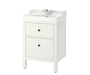  IKEA Hemnes / Rattviken white lavoar cu 2 sertare 62x49x89 cm